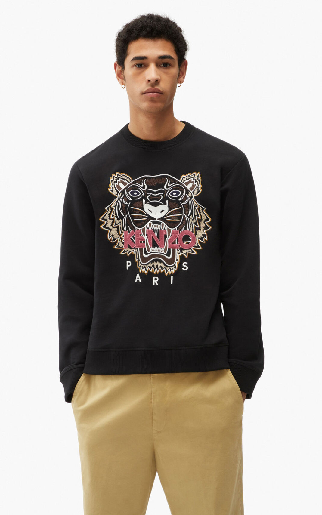 Sweat Kenzo Homme Tiger Noir LFITG-2967